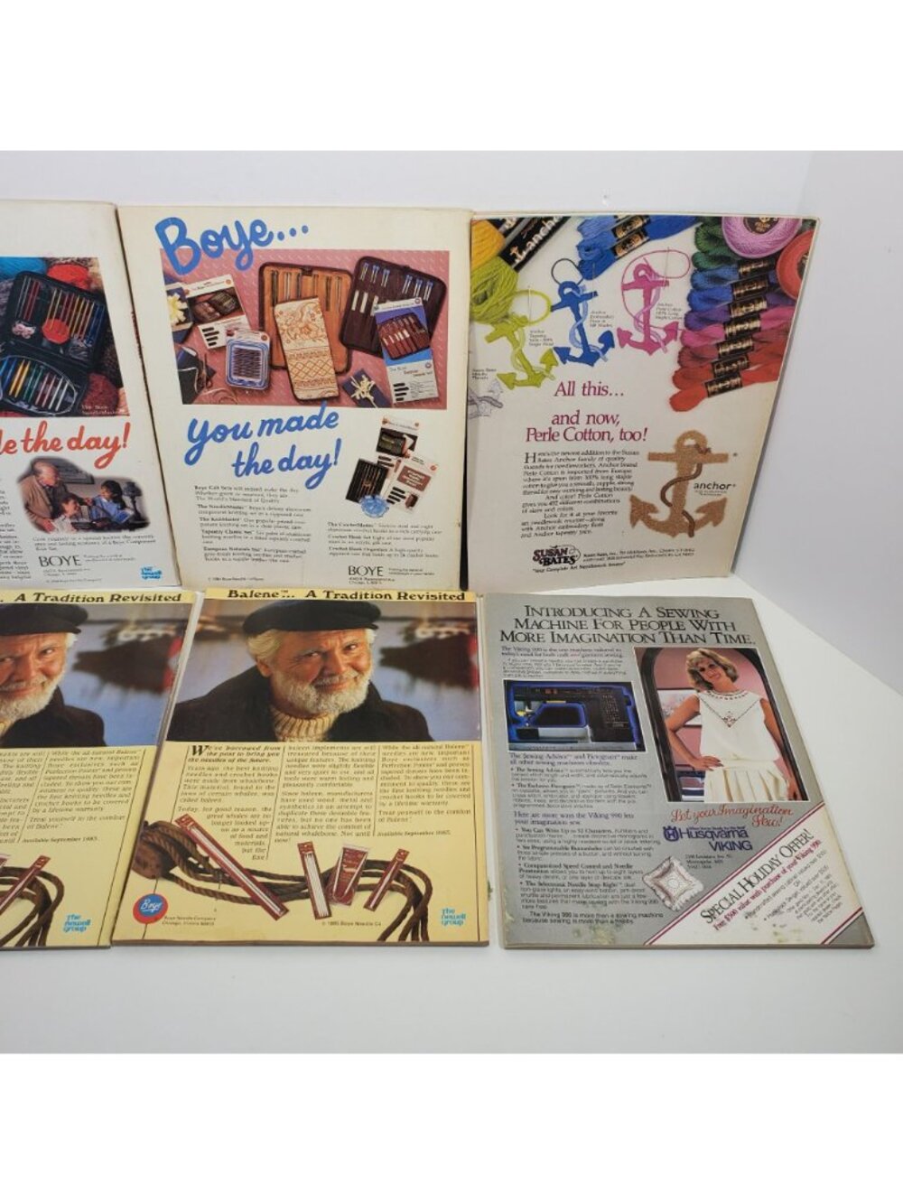 McCalls Needlework And Crafts Magazine Lot 6 Issues 1985 Vintage - Picture 12 of 12